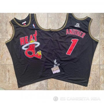 Camiseta Miami Heat x DJ Khaled x Mitchell & Ness Negro