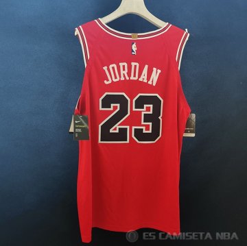 Camiseta Michael Jordan #23 Chicago Bulls Icon Autentico Rojo