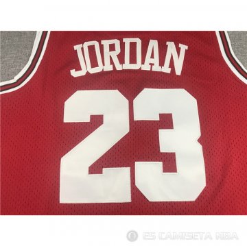 Camiseta Michael Jordan NO 23 Chicago Bulls Juic Wrld X BR Rojo