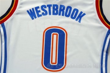 Camiseta Durant #35 Oklahoma City Thunder Blanco