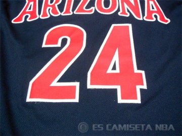 Camiseta NCAA #24 Universidad de Arizona Iguodala Azul Marino