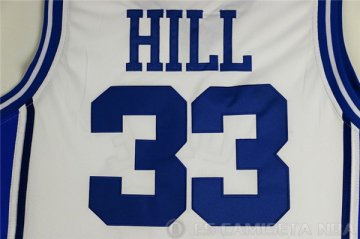 Camiseta Duke Hill #33 NCAA Blanco