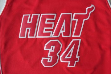 Camiseta Allen #34 Heats 2012 Navidad Rojo