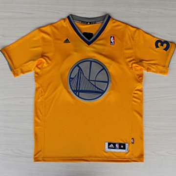 Camiseta Curry #30 Warriors 2013 Navidad Amarillo