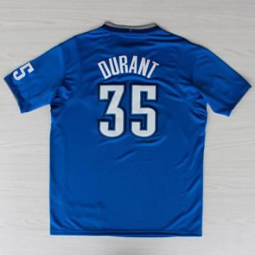 Camiseta Durant #35 Thunder 2013 Navidad Azul