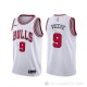 Camiseta Nikola Vucevic NO 9 Chicago Bulls Association Blanco