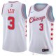 Camiseta Omer Asik #3 Chicago Bulls Ciudad 2018 Blanco