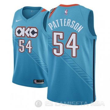 Camiseta Patrick Patterson #54 Oklahoma City Thunder Ciudad 2018-19 Azul