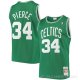 Camiseta Paul Pierce NO 34 Boston Celtics Hardwood Classics Throwback Verde