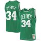 Camiseta Paul Pierce NO 34 Boston Celtics Hardwood Classics Throwback Verde