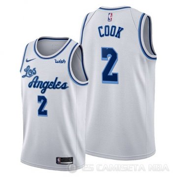 Camiseta Quinn Cook #2 Los Angeles Lakers Classic Edition Blanco
