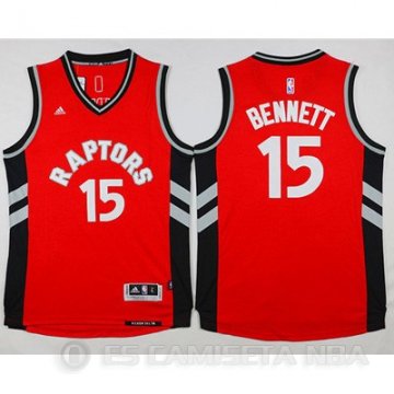 Camiseta Bennett #15 Toronto Raptors Rojo