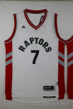 Camiseta Lowry #7 Toronto Raptors Blanco