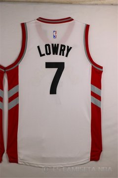 Camiseta Lowry #7 Toronto Raptors Blanco