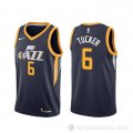 Camiseta Rayjon Tucker #6 Utah Jazz Icon Edition Azul