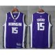 Camiseta Sacramento Kings Cousins #15 Purpura 2017