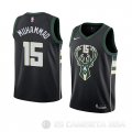 Camiseta Shabazz Muhammad #15 Milwaukee Bucks Statement 2018 Negro