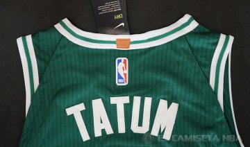 Camiseta Tatum #0 Boston Celtics Autentico 2017-18 Verde