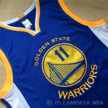 Camiseta Thompson #11 Golden State Warriors Autentico Azul