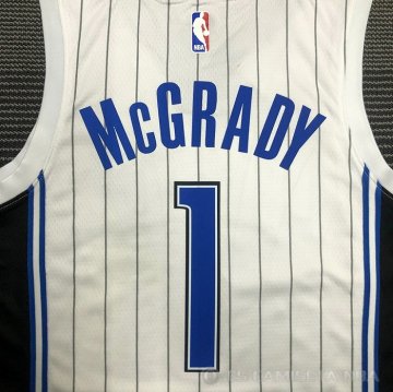 Camiseta Tracy McGrady NO 1 Orlando Magic Association Blanco