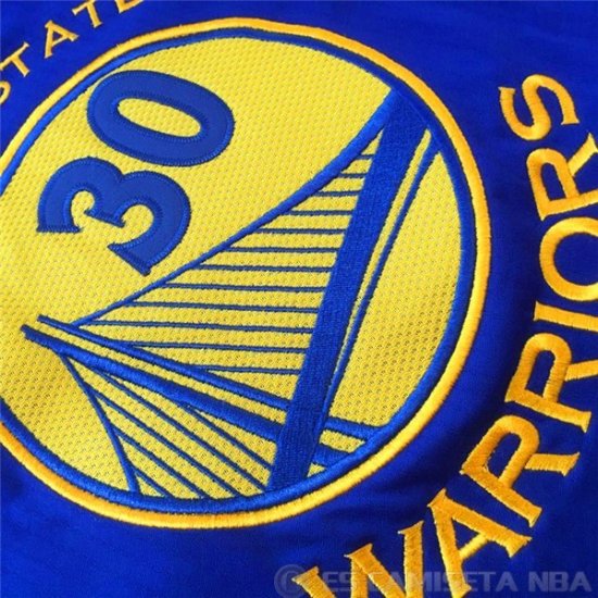 Camiseta Curry #30 Golden State Warriors Azul - Haga un click en la imagen para cerrar