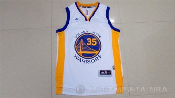 Camiseta Warriors Los Aficionados Edicion Durant #35 Blanco