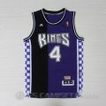 Camiseta Webber #4 Sacramento Kings Azul Rev30