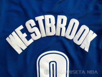 Camiseta Westbrook #0 Oklahoma City Thunder 2014-15 Azul