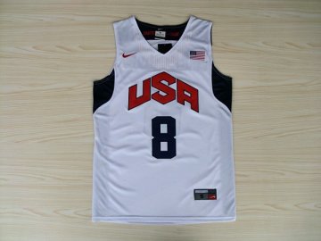 Camiseta Williams #8 USA 2012 Blanco