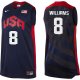 Camiseta Williams #8 USA 2012 Negro