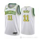 Camiseta Yao Ming #11 Houston Rockets Classic 2022-23 Blanco