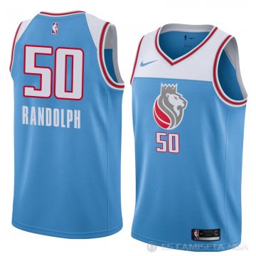 Camiseta Zach Randolph #50 Sacramento Kings Ciudad 2018 Azul