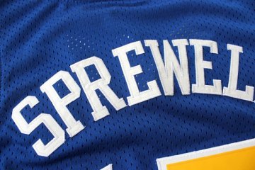 Camiseta retro Sprewell #15 Golden State Warriors Azul