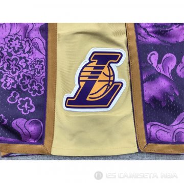 Pantalone Los Angeles Lakers Special Year Of The Tiger Violeta