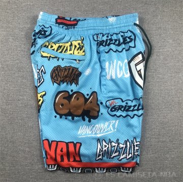Pantalone Memphis Grizzlies Slap Sticker Just Don Azul