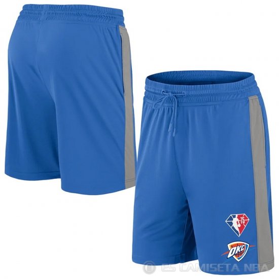 Pantalone Oklahoma City Thunder 75th Anniversary Azul - Haga un click en la imagen para cerrar