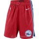 Pantalone Philadelphia 76ers 2017-18 Rojo