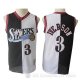 Camiseta Allen Iverson #3 Philadelphia 76ers 1996-97 Retro Negro