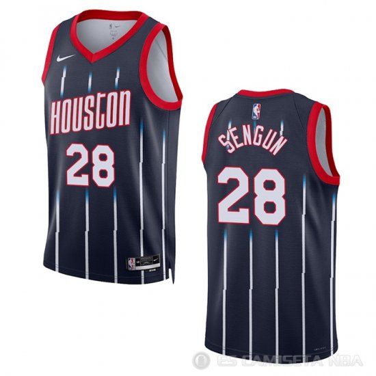 Camiseta Alperen Sengun #28 Houston Rockets Ciudad 2022-23 Negro - Haga un click en la imagen para cerrar