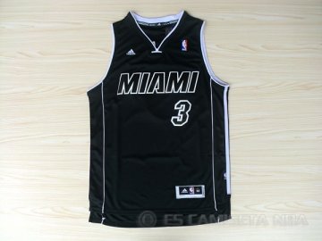 Camiseta Back to Wade #3 Miami Heat Negro
