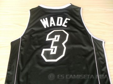 Camiseta Back to Wade #3 Miami Heat Negro