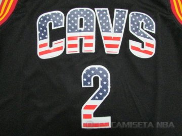 Camiseta Irving #2 Bandera Americana Negro