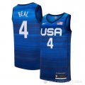 Camiseta Bradley Beal NO 4 USA 2021 Azul