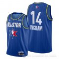 Camiseta Brandon Ingram #14 All Star 2020 New Orleans Pelicans Azul