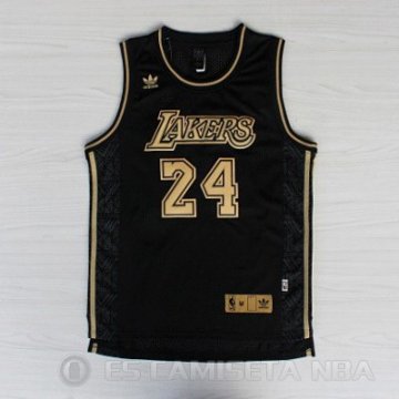 Camiseta Bryant #24 Los Angeles Lakers Ciudad Negro