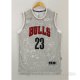 Camiseta Bulls Jordan #23 Luces de la ciudad Gris