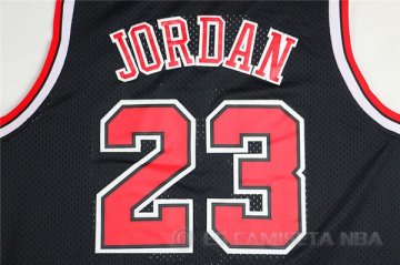 Camiseta Retro Jordan 97-98 #23 Chicago Bulls Negro
