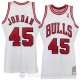 Camiseta Bulls Logotipo #45 Retro Jordan Blannco