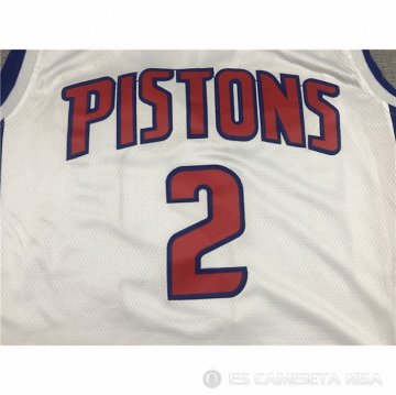 Camiseta Cade Cunningham NO 2 Detroit Pistons Association Blanco