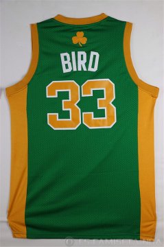 Camiseta Bird #33 Boston Celtics Verde Phnom Penh